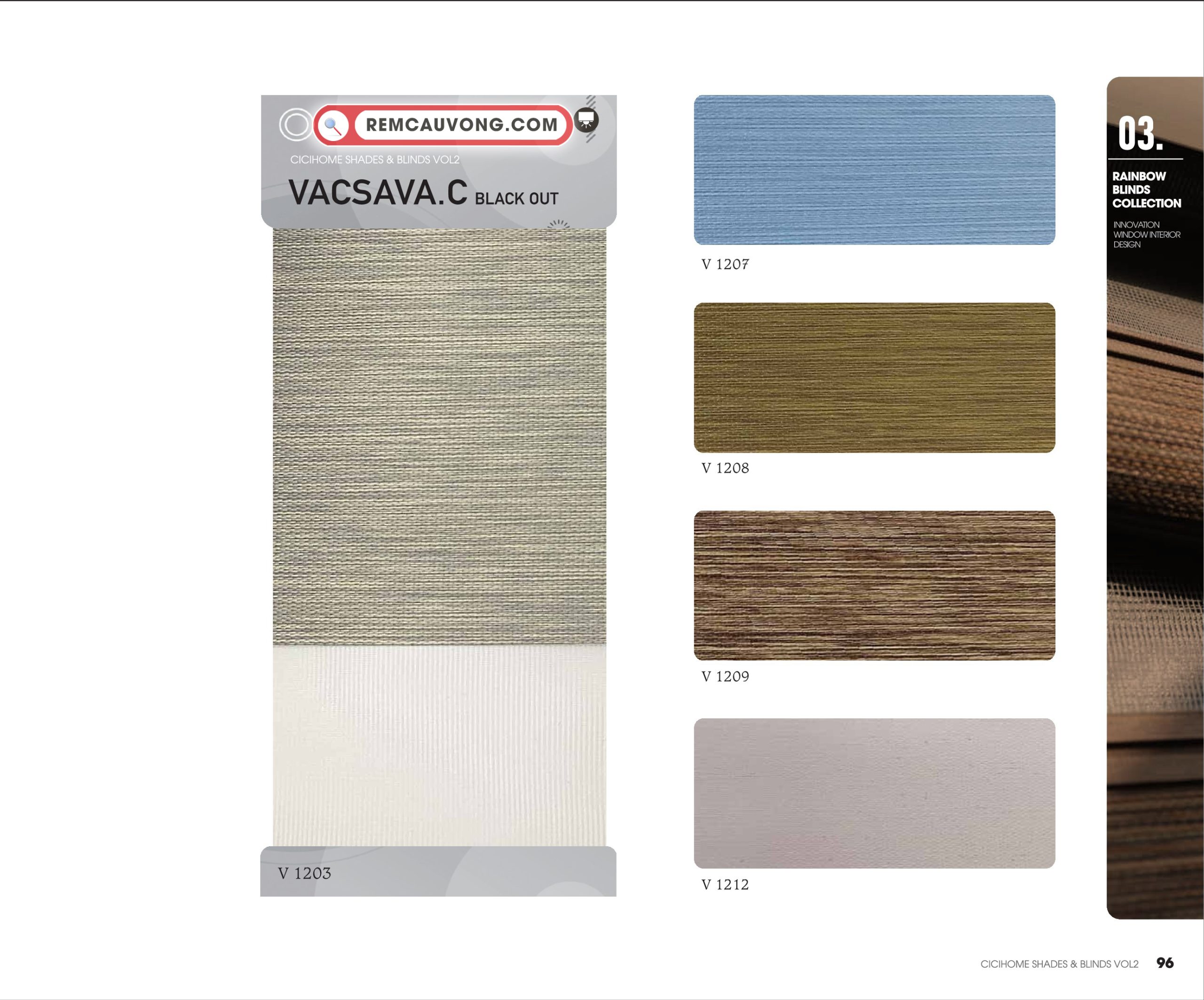 Rèm Cầu Vồng VacsavaC Cici Home