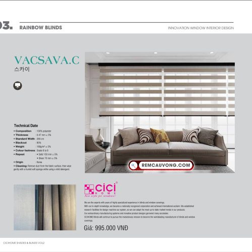 Rèm Cầu Vồng VacsavaC Cici Home