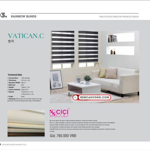 Rèm Cầu Vồng VaticanC Cici Home