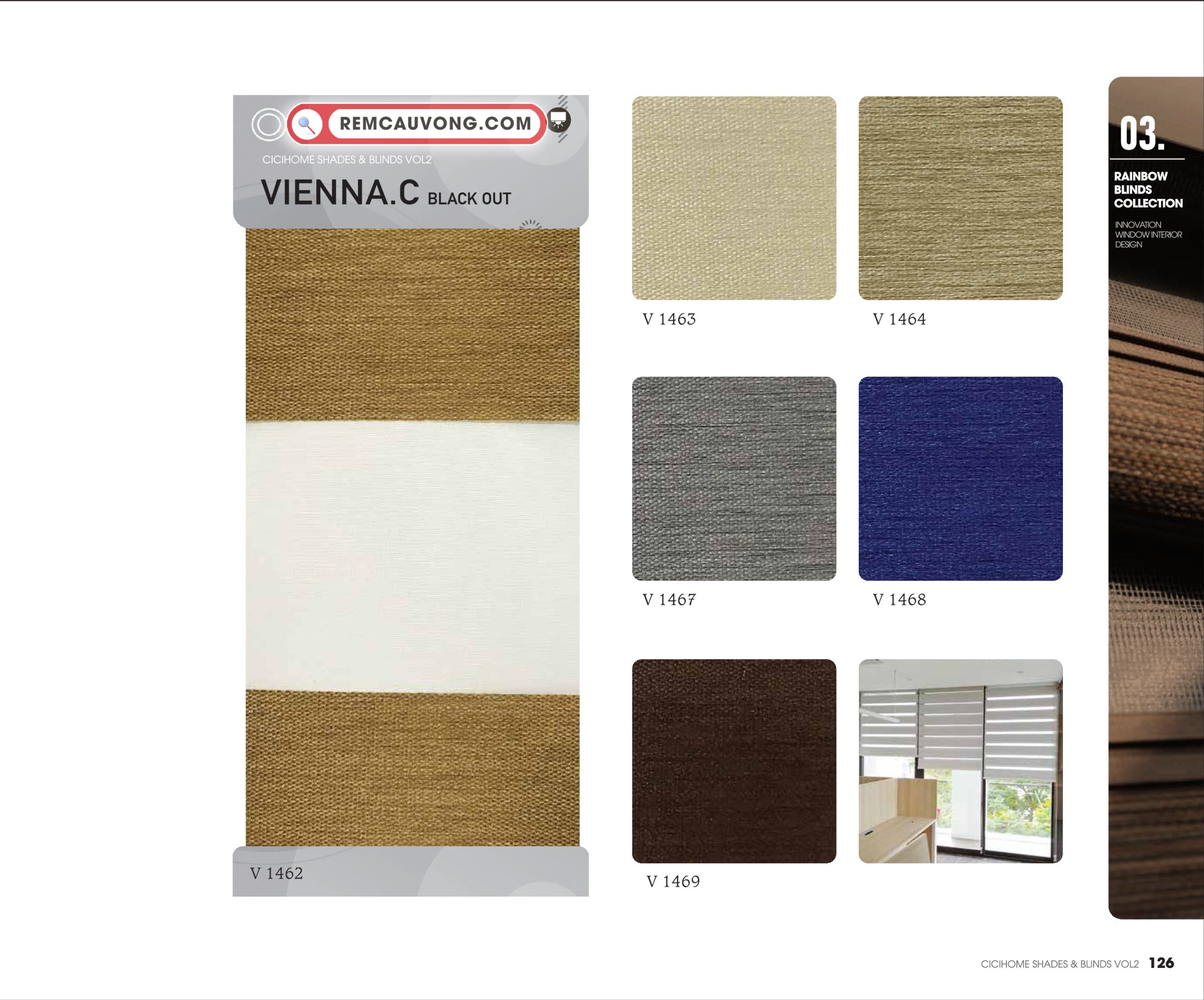 Rèm Cầu Vồng ViennaC Cici Home