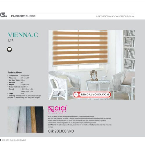 Rèm Cầu Vồng ViennaC Cici Home