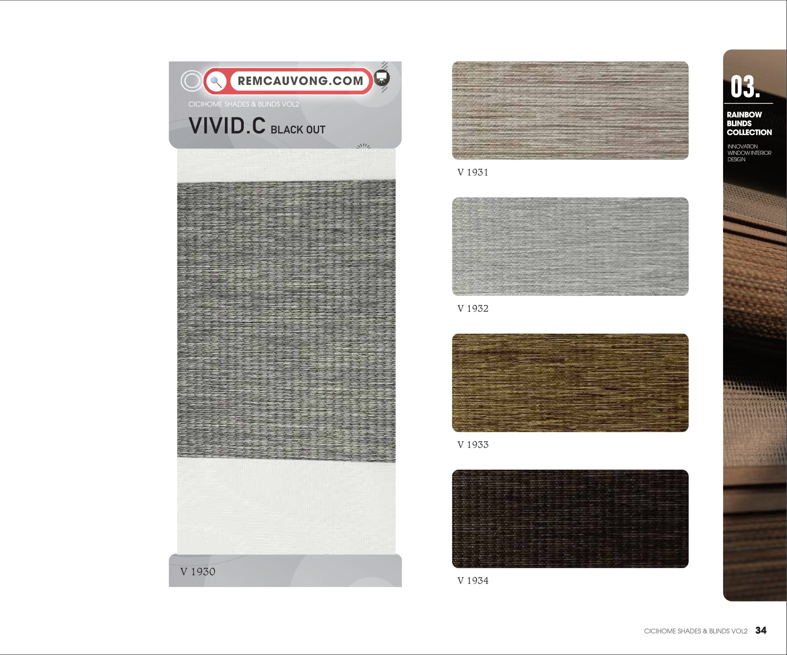 Rèm Cầu Vồng VividC Cici Home