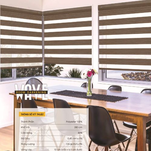 Rèm Cầu Vồng Wave Star Blinds