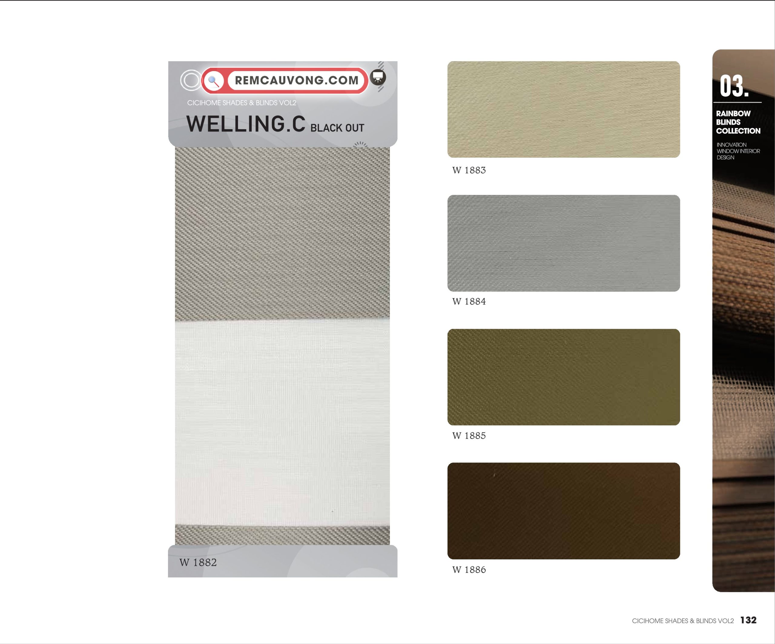 Rèm Cầu Vồng WellingC Cici Home