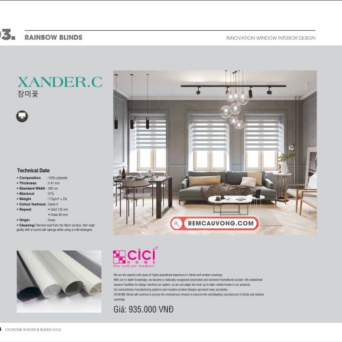 Rèm Cầu Vồng XanderC Cici Home