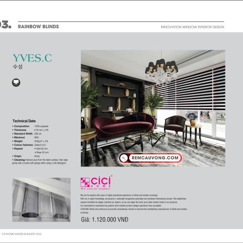 Rèm Cầu Vồng YvesC Cici Home