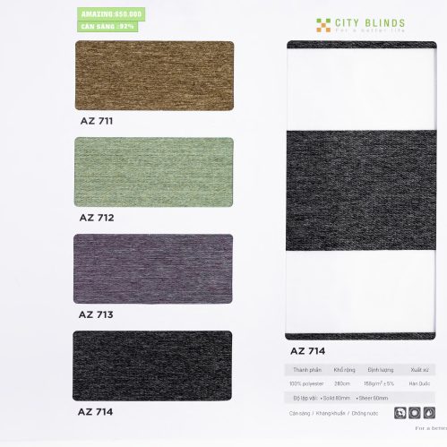 Rèm Cầu Vồng Amazing City Blinds