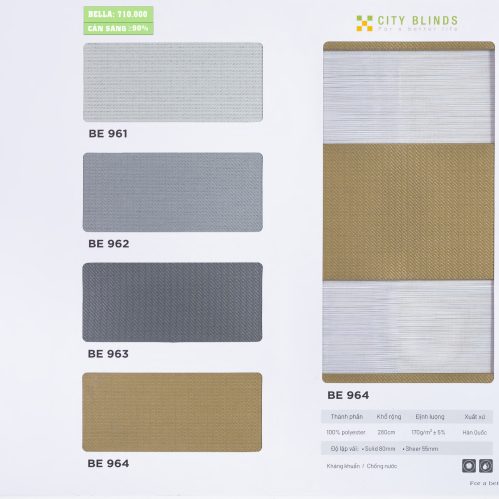 Rèm Cầu Vồng Bella City Blinds