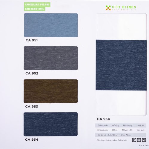 Rèm Cầu Vồng Camellia City Blinds