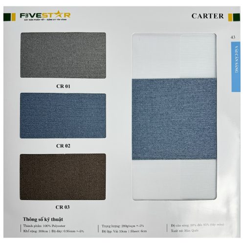 Rèm Cầu Vồng Carter Fivestar