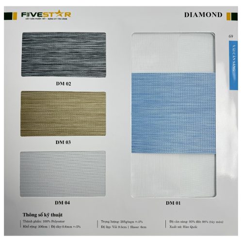 Rèm Cầu Vồng Diamond Fivestar