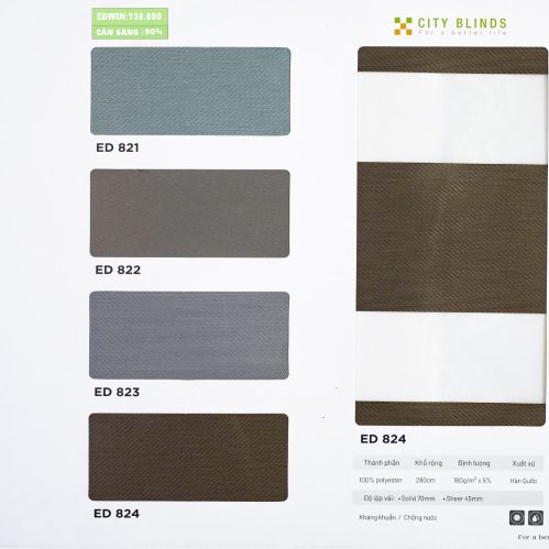 Rèm Cầu Vồng Edwin City Blinds