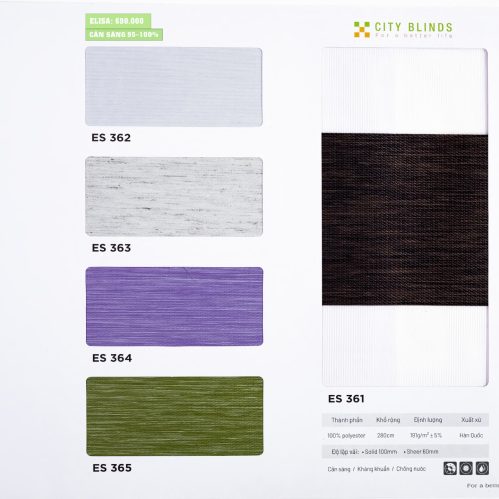 Rèm Cầu Vồng Elisa City Blinds