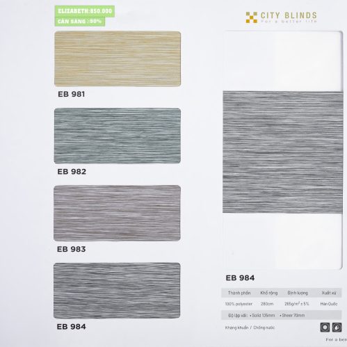 Rèm Cầu Vồng Elizabeth City Blinds