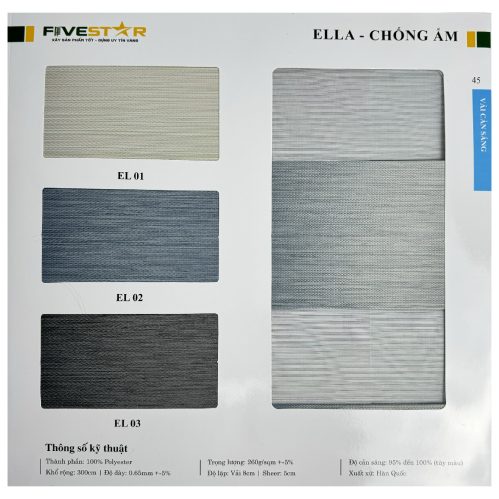 Rèm Cầu Vồng Ella Fivestar