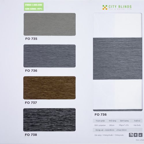 Rèm Cầu Vồng Faro City Blinds
