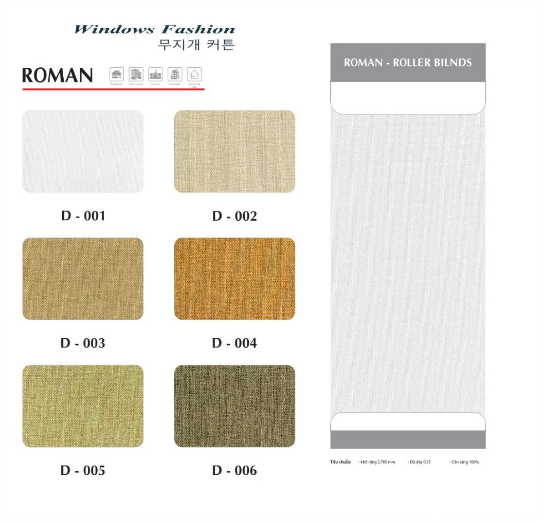 Rèm Cầu Vồng Fineplus Roman 2