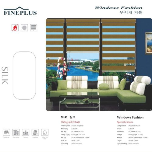 Rèm Cầu Vồng Fineplus Silk