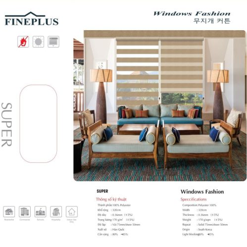Rèm Cầu Vồng Fineplus Super