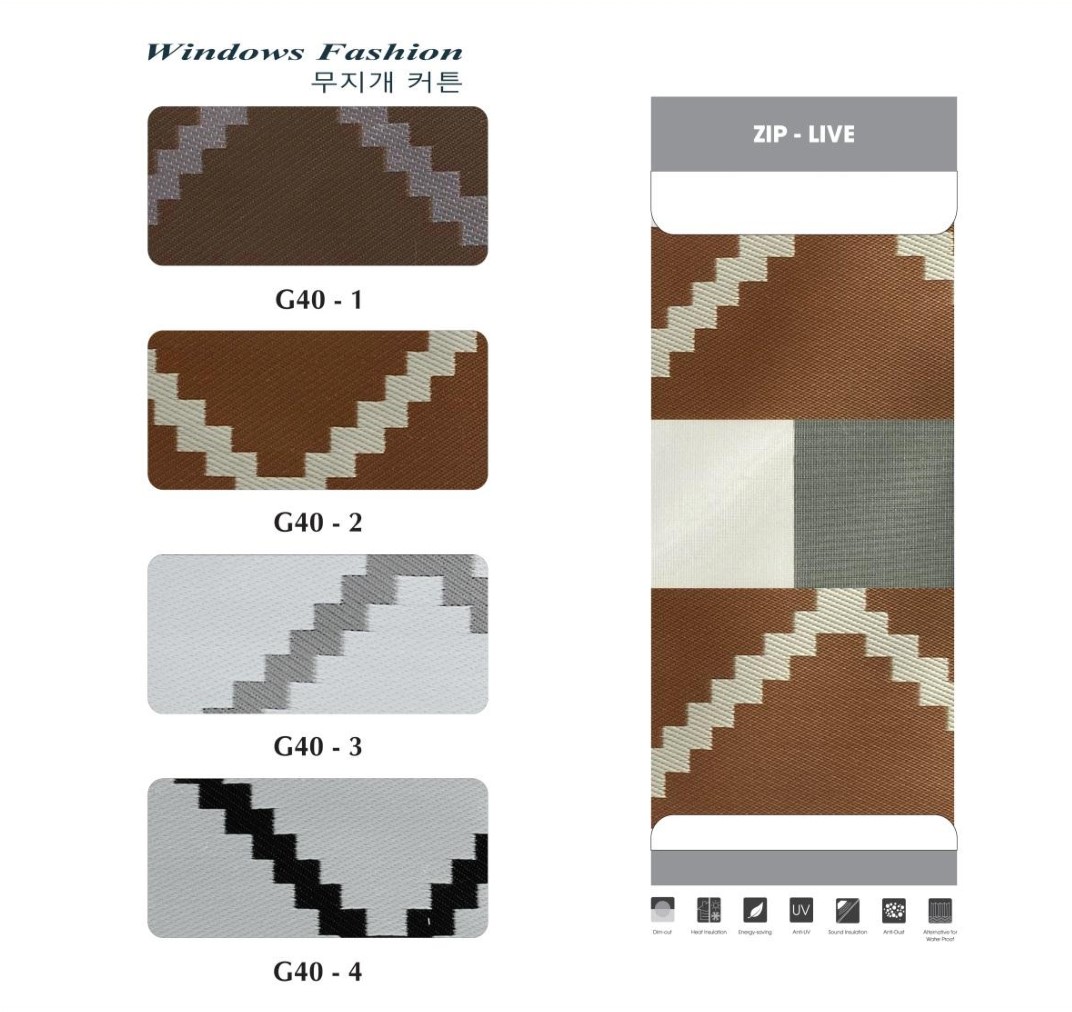 Rèm Cầu Vồng Fineplus Zip Live