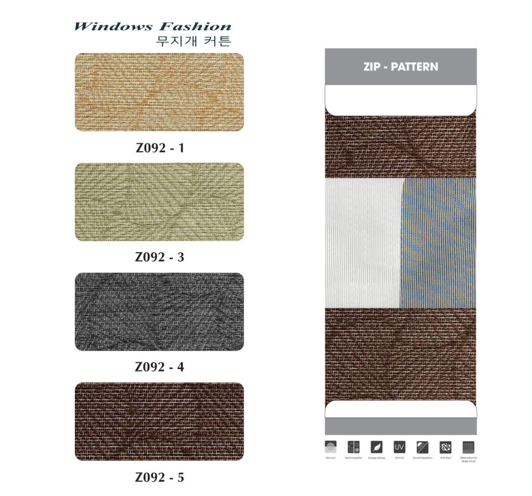 Rèm Cầu Vồng Fineplus Zip Patern