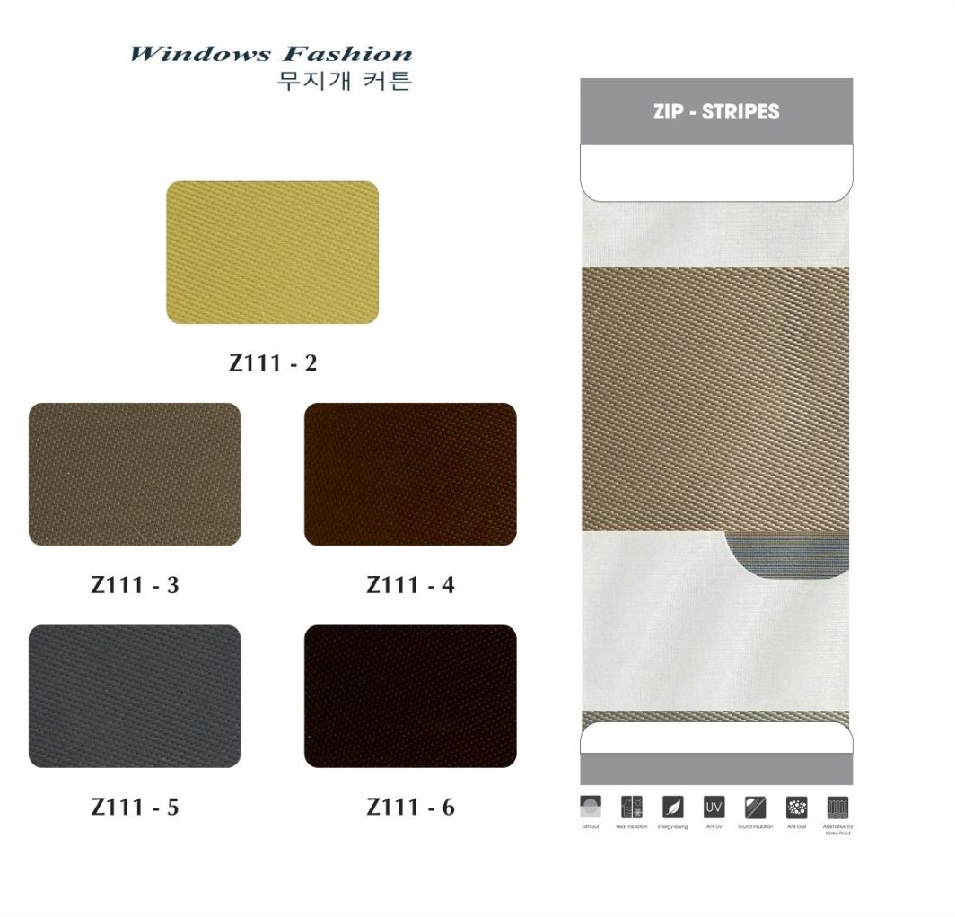 Rèm Cầu Vồng Fineplus Zip Strepes