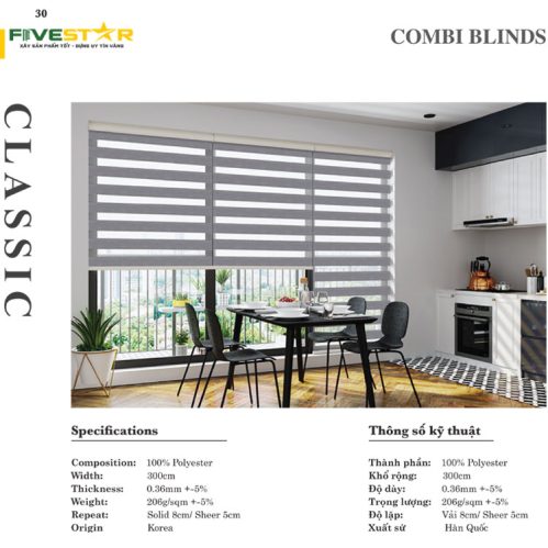 Rèm Cầu Vồng Fivestar Classic
