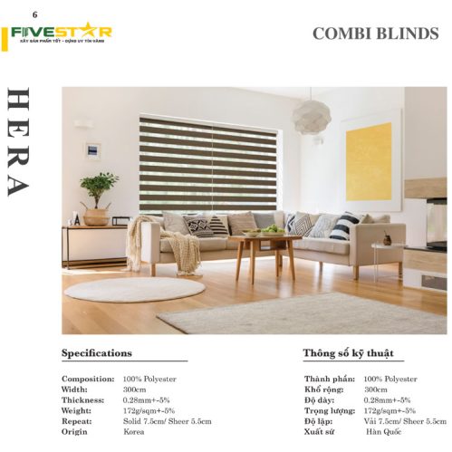 Rèm Cầu Vồng Fivestar Hera