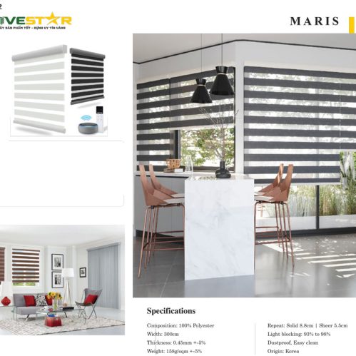 Rèm Cầu Vồng Fivestar Maris