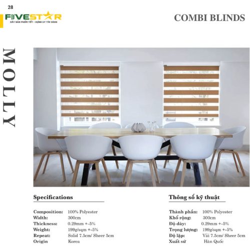 Rèm Cầu Vồng Fivestar Molly