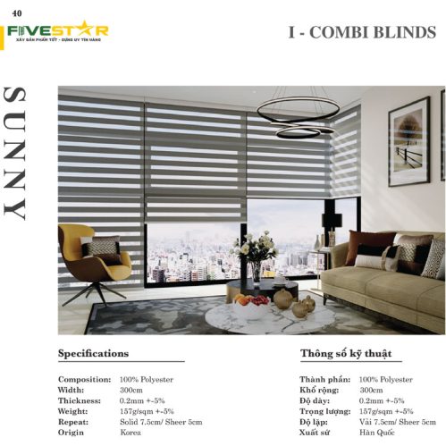 Rèm Cầu Vồng Fivestar Sunny