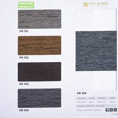 Rèm Cầu Vồng Frano City Blinds