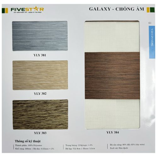 Rèm Cầu Vồng Galaxy Fivestar