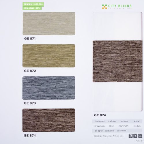 Rèm Cầu Vồng Gemma City Blinds