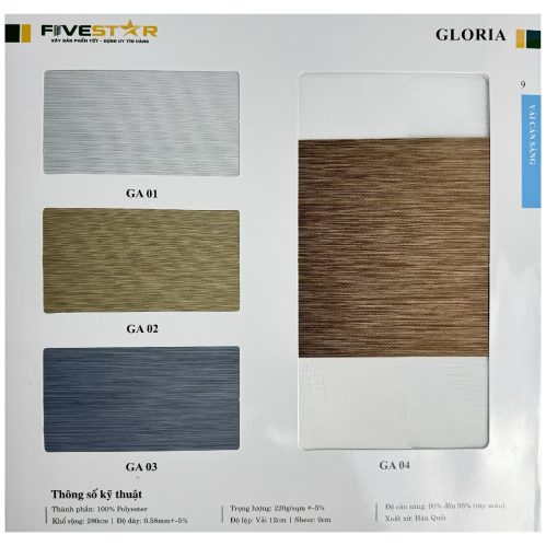 Rèm Cầu Vồng Gloria Fivestar