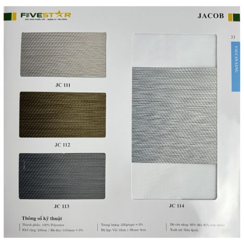 Rèm Cầu Vồng Jacob Fivestar