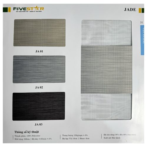 Rèm Cầu Vồng Jade Fivestar