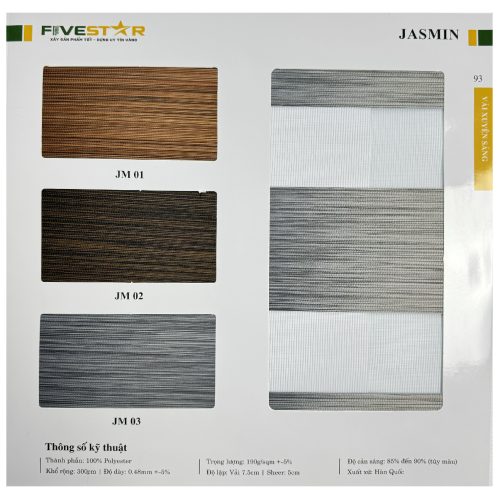 Rèm Cầu Vồng Jasmin Fivestar