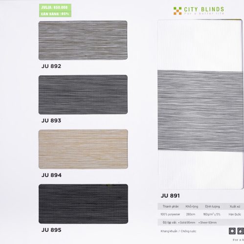 Rèm Cầu Vồng Julia City Blinds