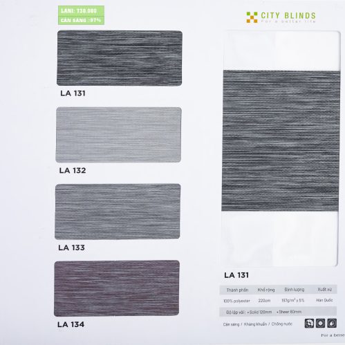 Rèm Cầu Vồng Lani City Blinds