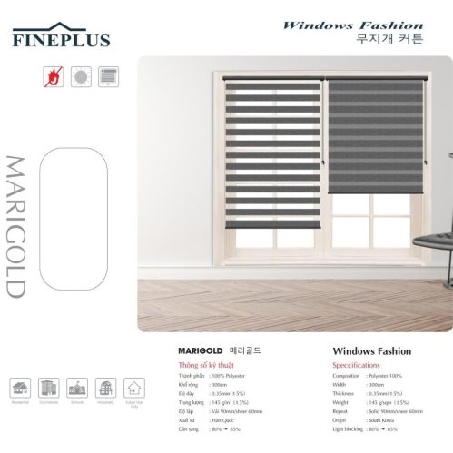 Rèm Cầu Vồng Fineplus Marigold