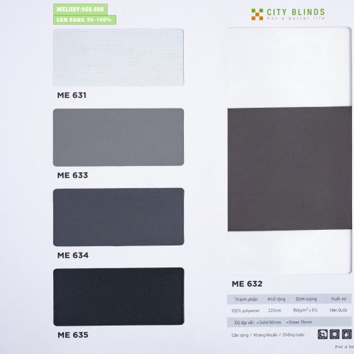 Rèm Cầu Vồng Melody City Blinds