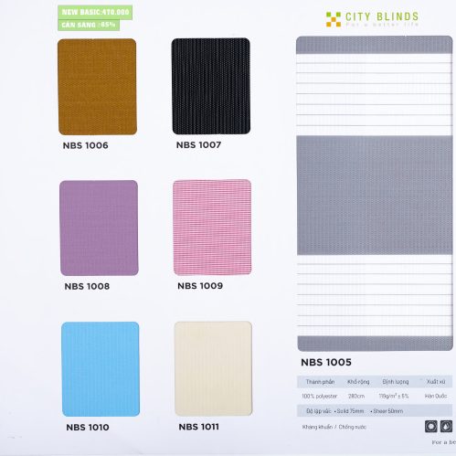 Rèm Cầu Vồng New-Basic City Blinds