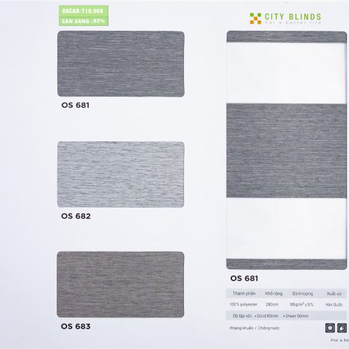 Rèm Cầu Vồng Oscar City Blinds