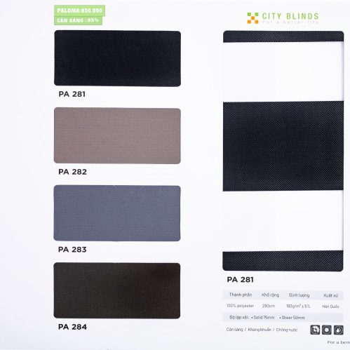 Rèm Cầu Vồng Paloma City Blinds