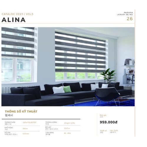 Rèm Cầu Vồng Paroda Alina