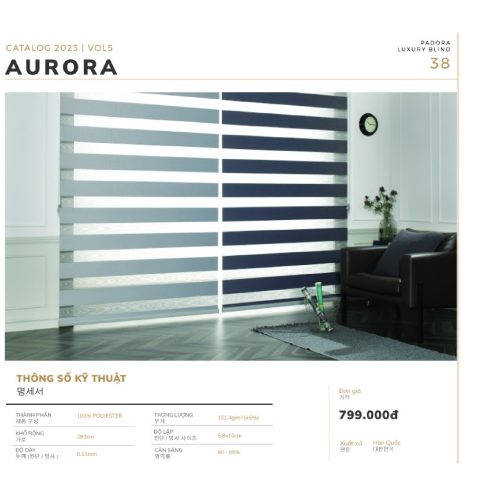 Rèm Cầu Vồng Paroda Auroda