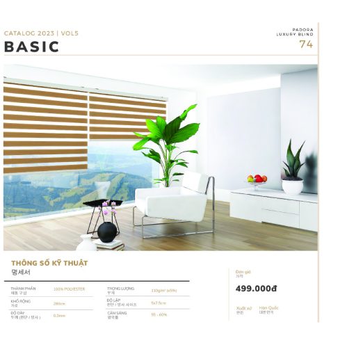 Rèm Cầu Vồng Paroda Basic