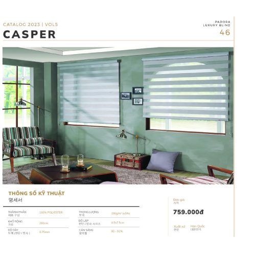 Rèm Cầu Vồng Paroda Casper