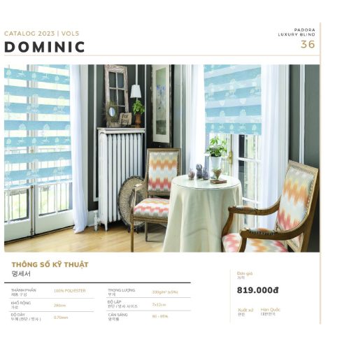 Rèm Cầu Vồng Paroda Dominic